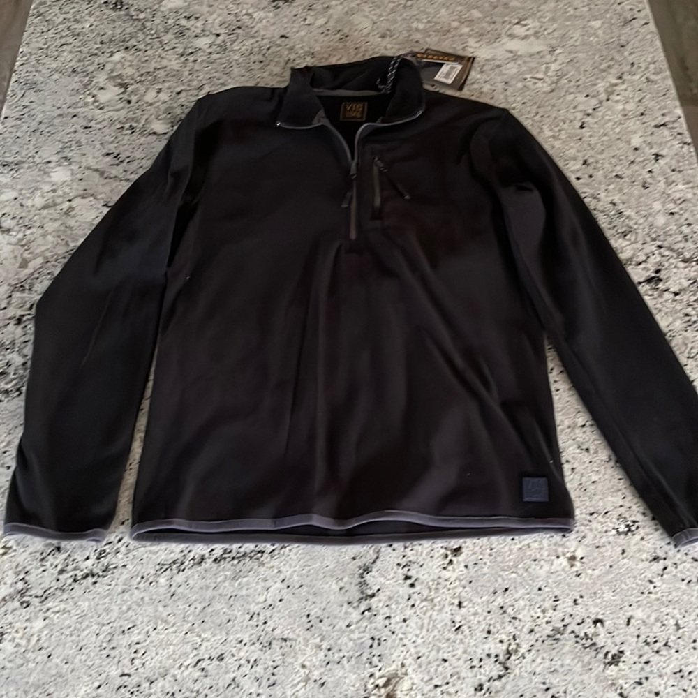 VTG 1946 Men’s 1/4 Zip Pullover - Black - Small